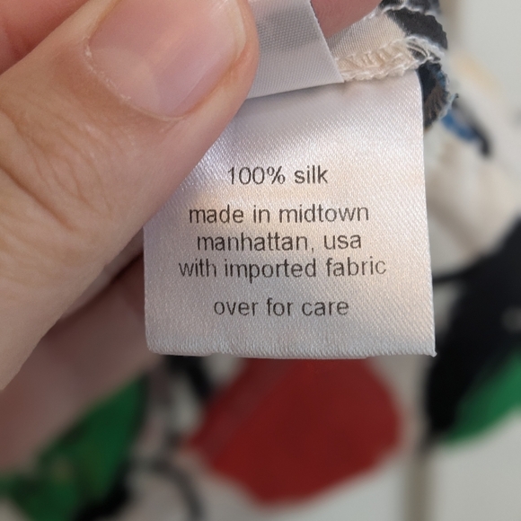 Rachel Comey Printed Abstract Silk Top - Picture 5 of 6